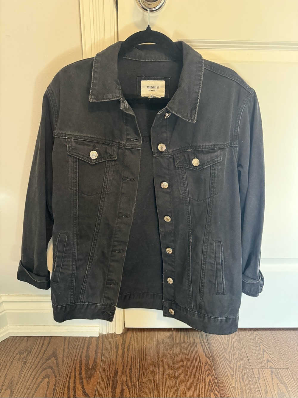 Forever 21 Women’s Black Denim Jacket